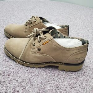 CAT Caterpillar Low Ankle Suede Boots Shoes Men's 7, Women 8.5 Brown (new)